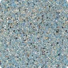 aqua white mini pebble