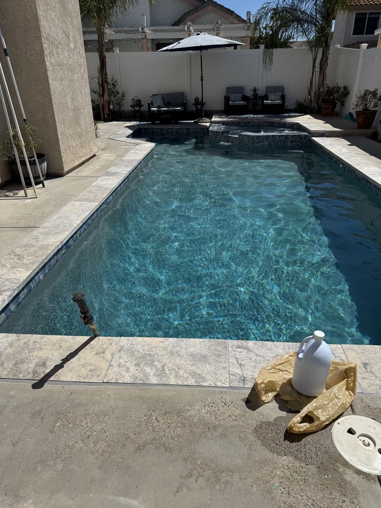 Caribbean blue mini pebble in Murrieta , CA